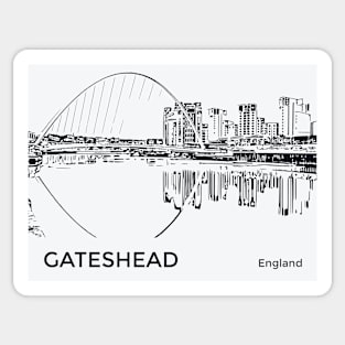 Gateshead England Sticker